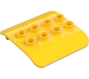 Duplo Gul Tog Tag med Hængsel (35734)