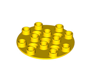 Duplo Yellow Turn Table Upper Part (6296)