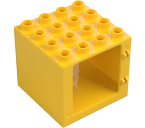 Duplo Yellow Window Frame 4 x 4 x 3 (11345 / 18857)