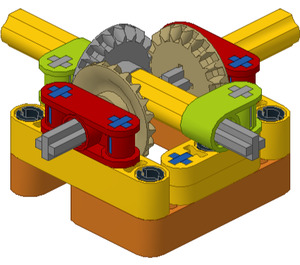 FLL Workshop Power Transmission Module - Reverse Rotation & Pass Through