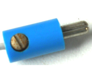 LEGO 1 Prong Electric connector (Rounded with Cross-Cut Pin)