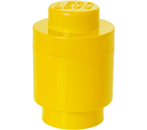 LEGO 1 Stud Round Storage Brick Yellow (5006999)