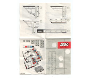 LEGO 1 x 1 und 1 x 2 Plates (architectural hobby und modelbau version) 521-9 Instructions