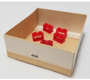 LEGO 1 x 2 x 1 Venster, Rood Of Wit 458
