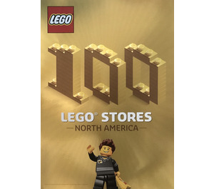 LEGO 100 LEGO Stores North America Poster