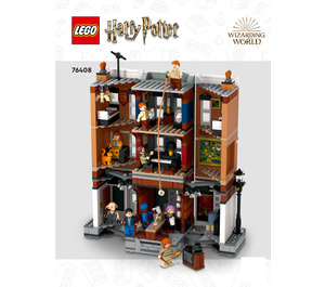 LEGO 12 Grimmauld Place Set 76408 Instructions