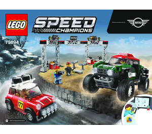 LEGO 1967 Mini Cooper S Rally und 2018 MINI John Cooper Works Buggy 75894 Instructions