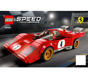 LEGO 1970 Ferrari 512 M Set 76906 Instructions