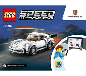 LEGO 1974 Porsche 911 Turbo 3.0 Set 75895 Instructions