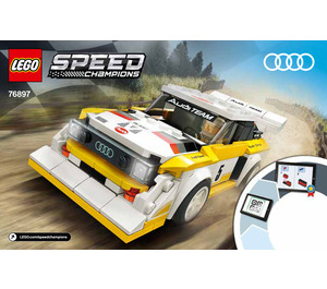 LEGO 1985 Audi Sport quattro S1 Set 76897 Instructions