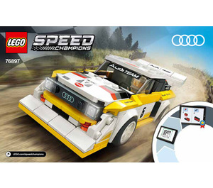 LEGO 1985 Audi Sport quattro S1 76897 Instruktioner