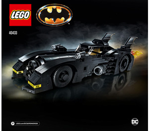 LEGO 1989 Batmobile - Limited Edition 40433 Byggeinstruksjoner