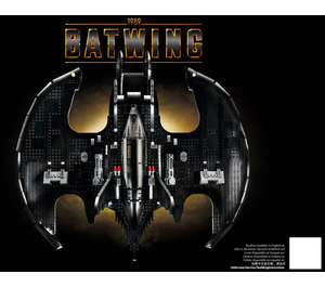 LEGO 1989 Batwing Set 76161 Instructions
