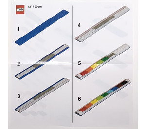 LEGO 2 0 Convertible Ruler with Minifigure (5007195) Instructions