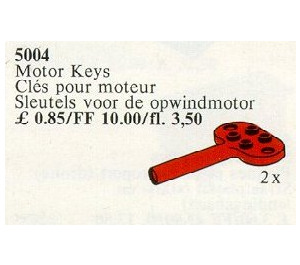 LEGO 2 Keys for Wind-Up Motor Set 5004