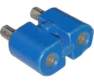 LEGO 2 Prong Electric Connector with Cross-cut Pins