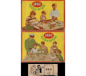 LEGO 2 x 2 & 2 x 4 Incurvé Bricks 224-1