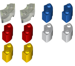 LEGO 2 x 2 Curved Bricks Set 1223-3