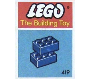 LEGO 2 x 3 Bricks (The Building Toy) Set 419-2