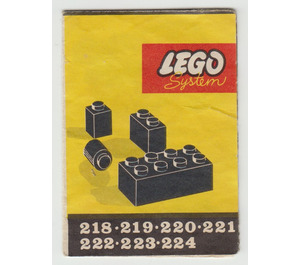 LEGO 2 x 4 Bricks Parts Pack 218-2 Instructions