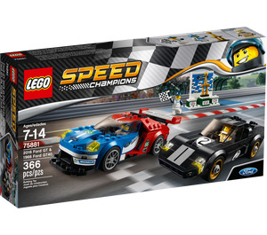 LEGO 2016 Ford GT & 1966 Ford GT40 Set 75881 Packaging