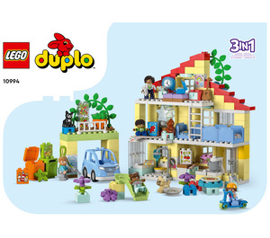 LEGO 3in1 Family House 10994 Instructions