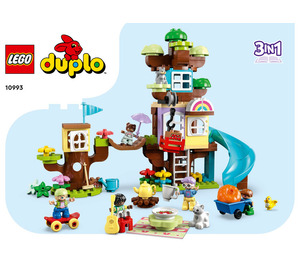 LEGO 3in1 Tree House Set 10993 Instructions