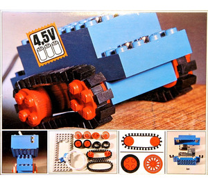LEGO 4.5V Motor Set avec Caoutchouc Tracks 103-1
