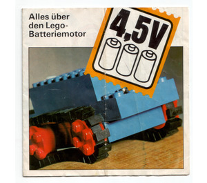 LEGO 4.5V Motor Set with Rubber Tracks 103-1 Anweisungen