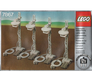 LEGO 4 Lighting Standards Electric 12V 7867