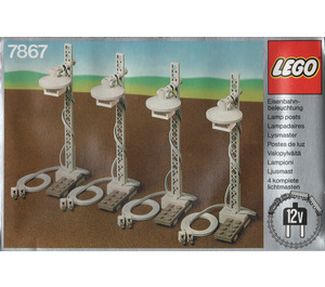 LEGO 4 Lighting Standards Electric 12V 7867 Packaging