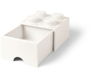 LEGO 4 Stud White Storage Brick Drawer (5006208)