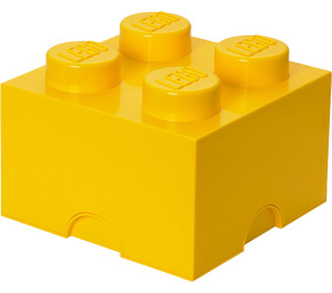 LEGO 4 stud Gelb Storage Backstein (5003576)
