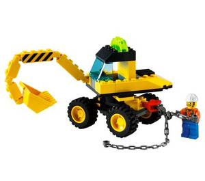 LEGO 4-Wheeled De face Pelle 6474