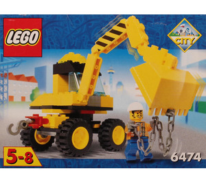 LEGO 4-Wheeled Voorkant Schop 6474 Packaging
