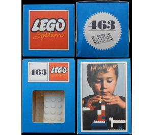 LEGO 4 x 8 Plates, Wit 463