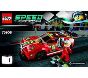 LEGO 458 Italia GT2 Set 75908 Instructions