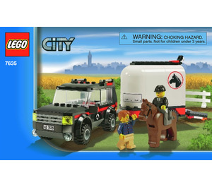 LEGO 4WD with Horse Trailer Set 7635 Instructions | Brick Owl - LEGO ...