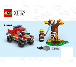 LEGO 4x4 Feu Truck Rescue 60393 Instructions