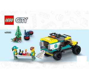 LEGO 4x4 Off-Road Ambulance Rescue Set 40582 Instructions