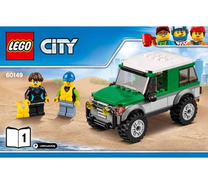 LEGO 4x4 mit Catamaran 60149 Instructions