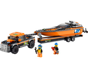 LEGO 4x4 mit Powerboat 60085