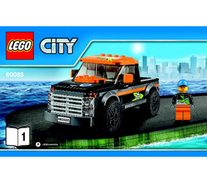 LEGO 4x4 with Powerboat 60085 Инструкции