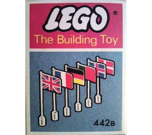 LEGO 6 International Flags (The Building Toy) Set 442B