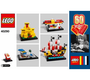 LEGO 60 Years of the Brique 40290 Instructions