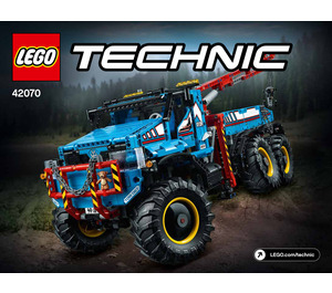 LEGO 6x6 All Terrain Tow Truck 42070 Ohjeet