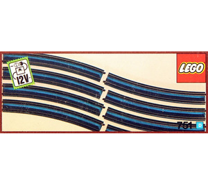LEGO 8 Curved 12V Conducting Rails Set 751-1
