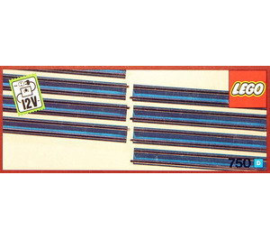 LEGO 8 Rechtdoor 12V Conducting Rails 750-1