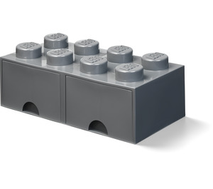 LEGO 8 Stud Dark Gray Storage Brick Drawer (5006329)