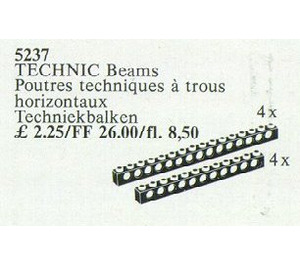 LEGO 8 Technic Beams Black Set 5237